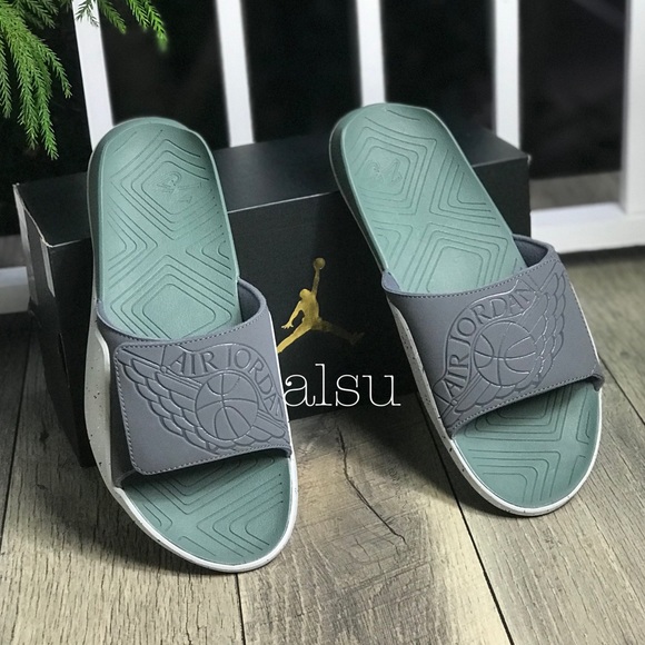 NWT Nike Jordan Hydro 7 Wolf Grey M AUTHENTIC - Picture 2 of 8